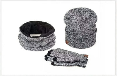 Conjunto Elegante para Hombre: Gorro Cálido y Traje de Terciopelo Premium - Image 11