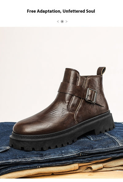 Botas Martin de Cuero PU Impermeables para Exteriores - Image 11