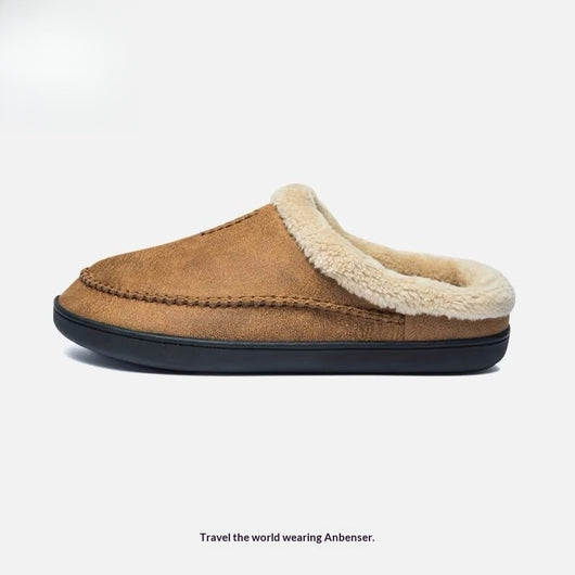 Pantuflas para Hombre con Forro de Pelaje - Comodidad Europea Antideslizante - Image 3