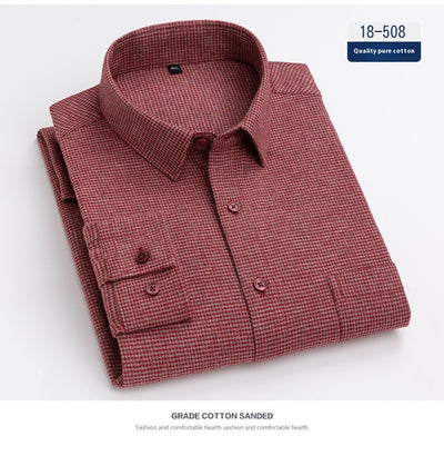 Camisa Ejecutiva Manga Larga Color Sólido con Bolsillo - Image 19