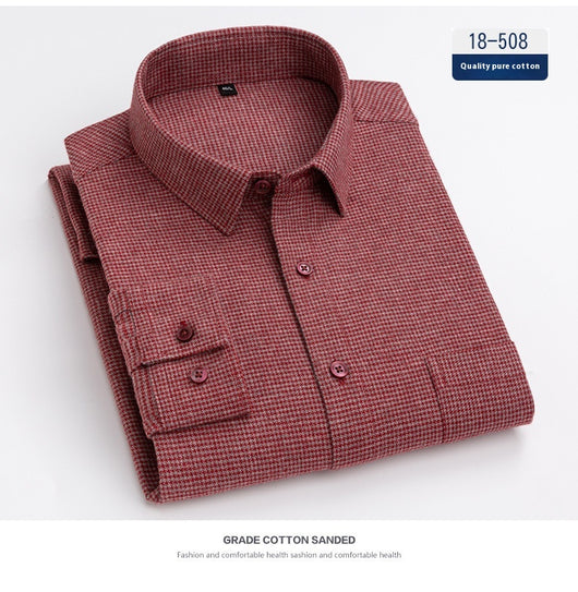 Camisa Ejecutiva Manga Larga Color Sólido con Bolsillo - Image 19