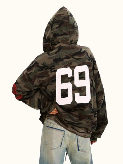 Sudadera Tipo Cardigan Camuflaje Forrada en Polar Grueso - Image 5
