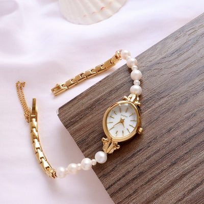 Reloj Pulsera Mujer Nácar Perla - Elegancia Atemporal - Image 4