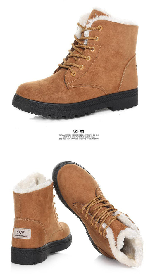 Botas de Invierno para Mujer con Forro Cálido de Felpa - Image 18