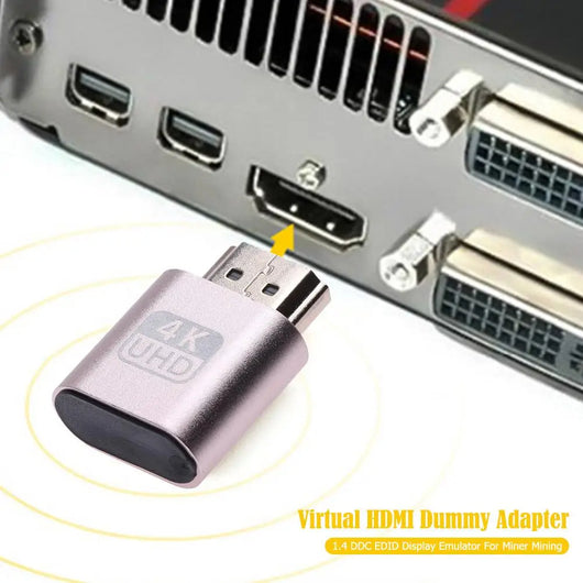 Adaptador HDMI Dummy Load con EDID - Emulador de Pantalla - Image 14