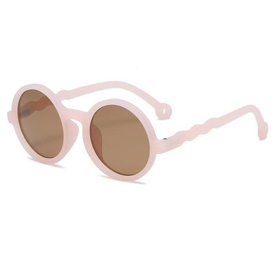 Gafas de Sol Infantiles Redondas con Protección UV y Patillas Flexibles - Image 3