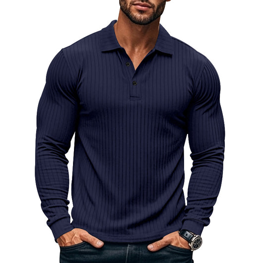 Camisa Casual Clásica para Hombre con Solapa y Botones - Image 7