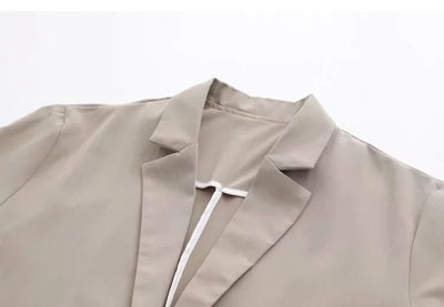 Blazer Suelto de Un Botón - Chaqueta Casual Versátil y Moderna - Image 8