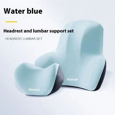 Cojín Cervical y Lumbar 4 Estaciones para Auto - Espuma Viscoelástica con Soporte Integral - Image 7