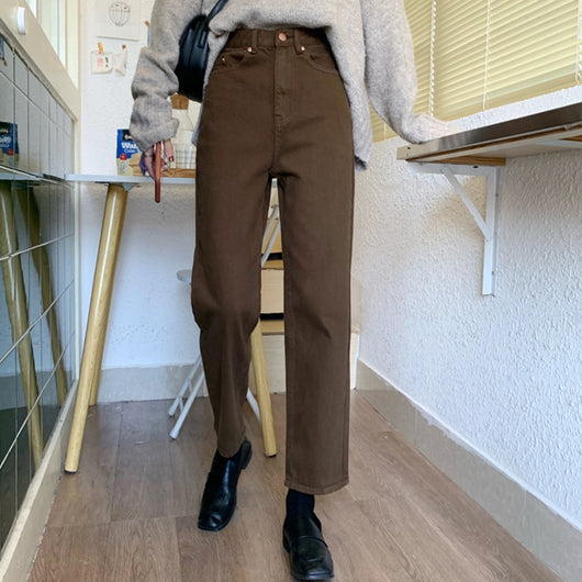 Pantalones Slim de Cintura Alta para Otoño - Versátiles y Favorecedores - Image 11