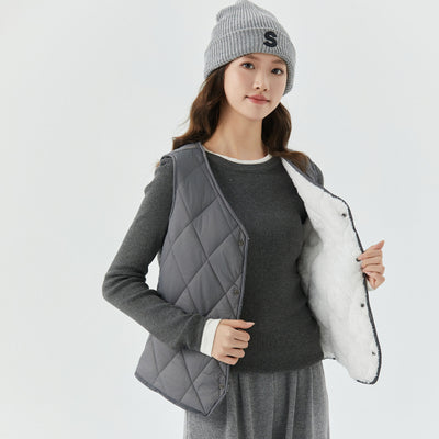 Chaleco Corto de Terciopelo para Otoño e Invierno Mujer - Image 8