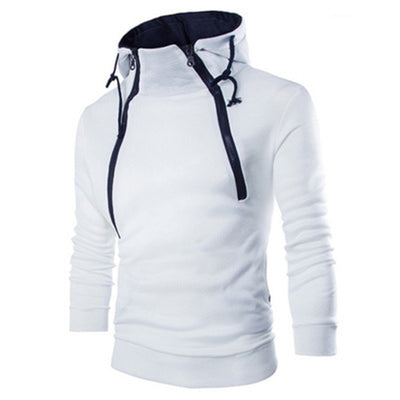 Chamarra Hoodie con Doble Cierre y Contraste de Colores - Image 10