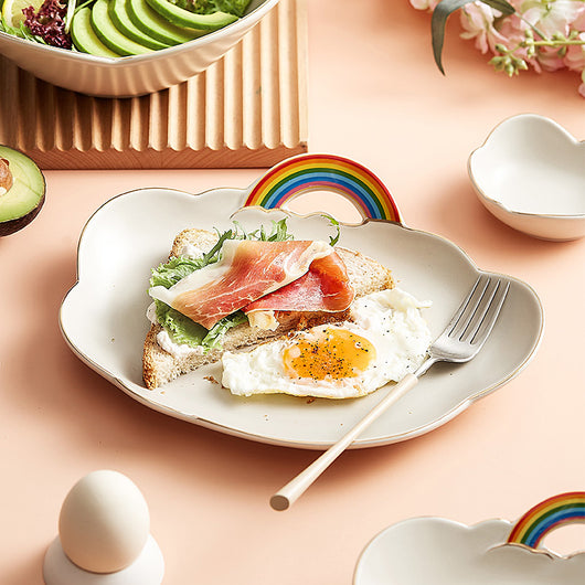 Juego de Vajilla Desayuno Cerámica Arcoíris - Servicio Completo - Image 13