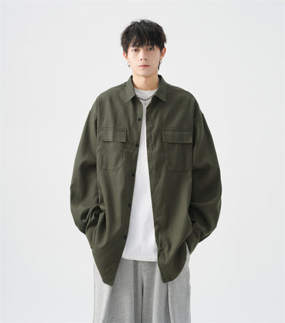 Camisa Jacket Casual Oversize para Hombre - Talla Grande - Image 28