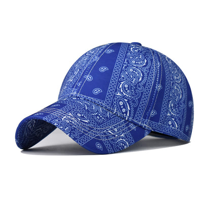 Gorra de Béisbol con Estampado de Flores de Anacardo y Aguacate - Image 2