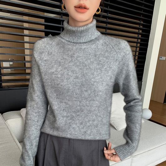 Suéter de Cachemira para Mujer con Cuello Alto Reforzado - Image 7