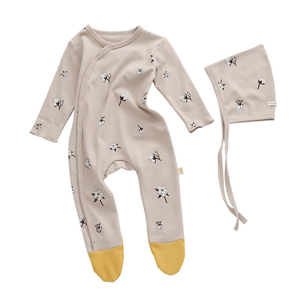 Enterizo de Algodón Estampado para Bebés