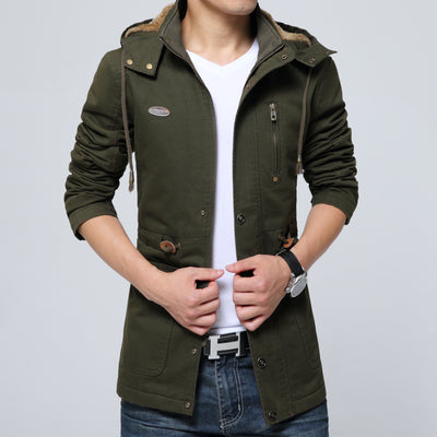 Abrigo Impermeable para Hombre Otoño Invierno con Forro Térmico - Image 4