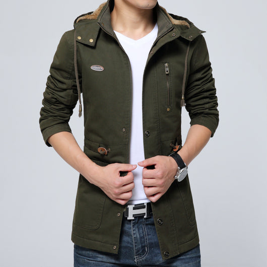 Abrigo Impermeable para Hombre Otoño Invierno con Forro Térmico - Image 4