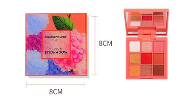 Paleta de Sombras Eyeshadow Tonos Tierra con Brillo y Lentejuelas Calabaza - Image 14