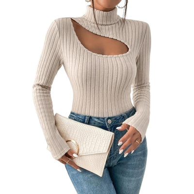 Blusa Elegante Slim Fit Estilo Maduro para Mujer - Otoño Invierno - Image 5