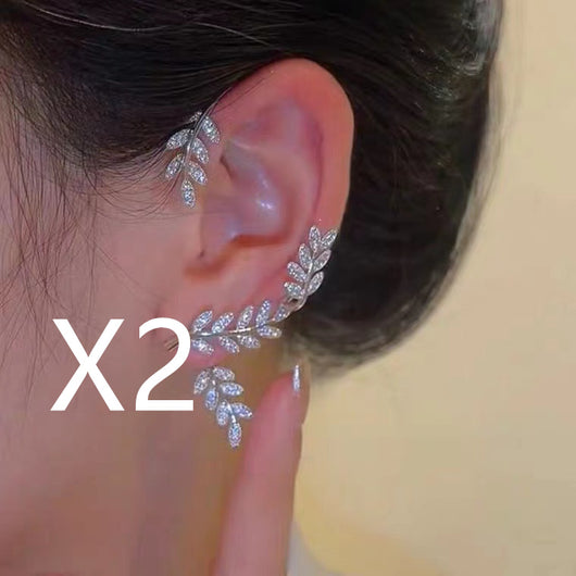 Aretes de Diamante Brillante con Clip Mariposa 2 en 1 - Image 24