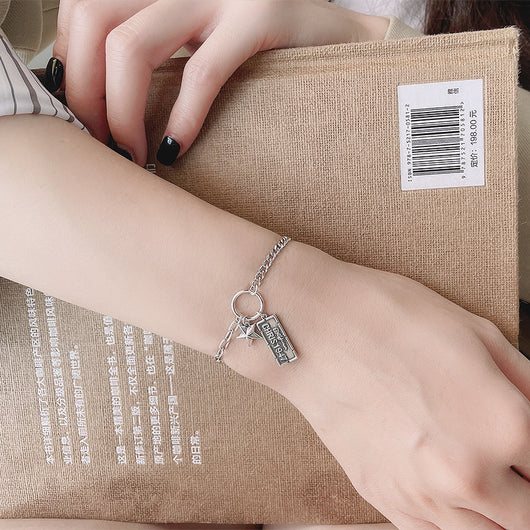 Pulsera de Plata Esterlina con Etiqueta Estrella de Cinco Puntas 1947 - Image 6