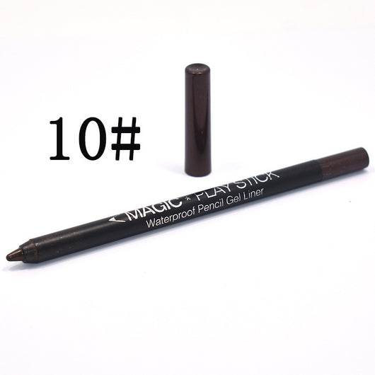 Lápiz Delineador 12 Colores Perla para Ojos - Línea de Agua Sedosa - Image 12