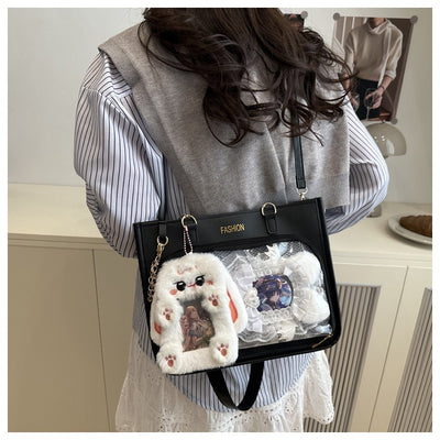 Bolsa Tote Amplia de Diseño Minimalista Japonés para Uso Casual - Image 20
