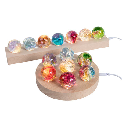 Esfera de Cristal Luminosa con Esmalte Colorido Creativo - Image 5