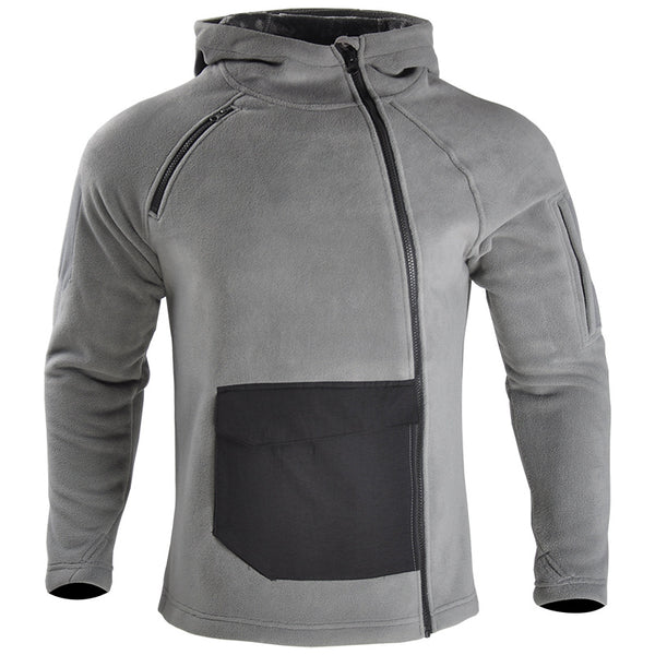 Sudadera con Capucha Camuflada para Hombre - Abrigo Outdoor Transpirable y Cálido
