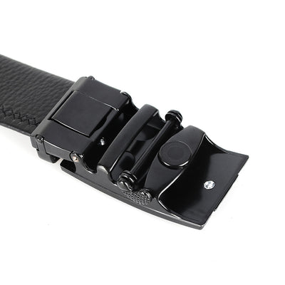 Cinturón de Cuero Genuino para Hombre con Hebilla Automática - Image 4