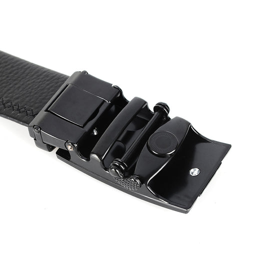 Cinturón de Cuero Genuino para Hombre con Hebilla Automática - Image 4