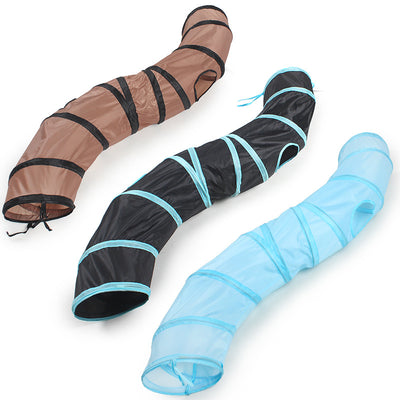 Túnel Flexible en S para Gatos - Juguete Plegable Interactivo - Image 9