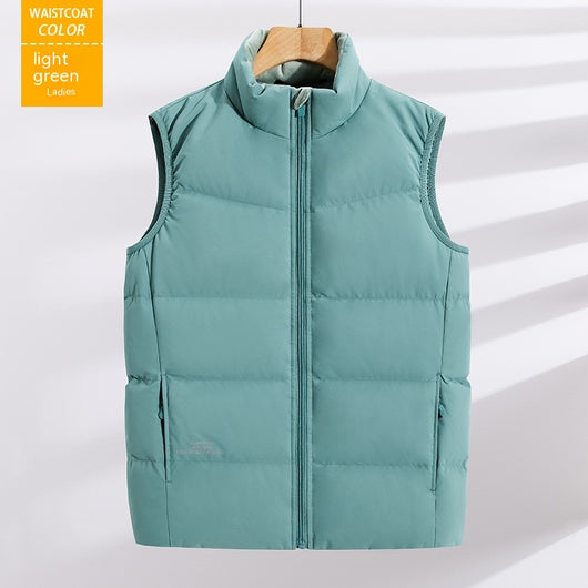 Chaleco Acolchado Talla Grande con Cuello Mao - Image 8