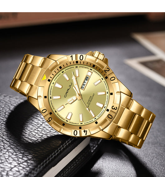 Reloj de Negocios para Hombre con Esfera Grande, Resistente al Agua y Doble Calendario - Image 20