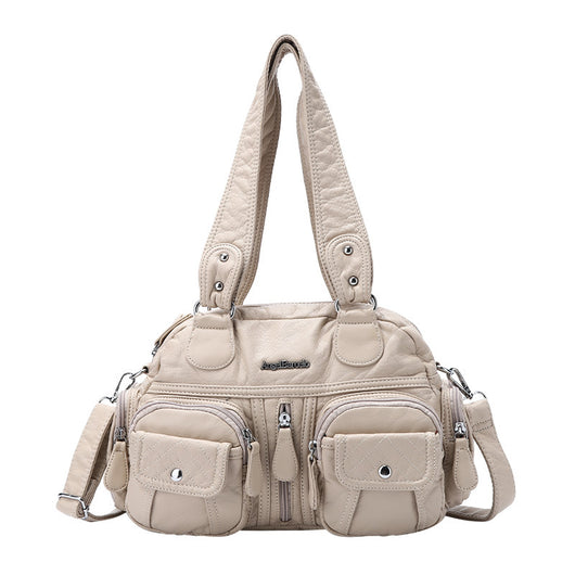 Bolsa Mensajera Casual Coreana de Color Liso - Image 6