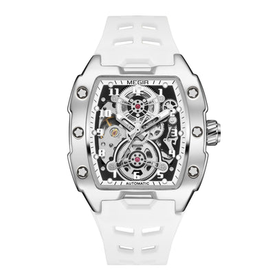 Reloj Deportivo Mecánico Resistente al Agua Diseño Cilíndrico para Hombre - Image 5