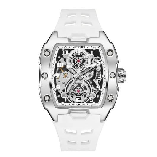 Reloj Deportivo Mecánico Resistente al Agua Diseño Cilíndrico para Hombre - Image 5