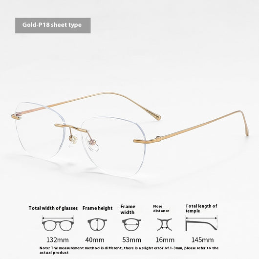 Gafas Sin Marco de Personalidad Elegante para Mujer - Image 3