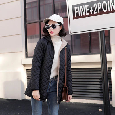 Chaqueta Puffer Acolchada Talla Grande con Forro Polar y Lana de Cordero - Image 19