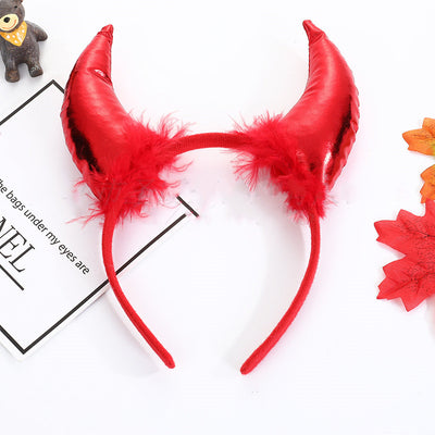 Diadema de Cuernos de Demonio para Decoración y Actuación de Halloween - Image 3