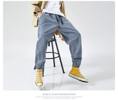Pantalones Cargo Deportivos Holgados Estilo Coreano para Hombre - Image 12