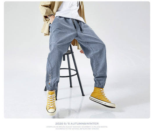 Pantalones Cargo Deportivos Holgados Estilo Coreano para Hombre - Image 12
