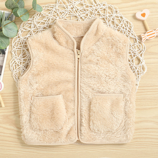 Chaleco Cardigan de Algodón con Cierre - Image 3
