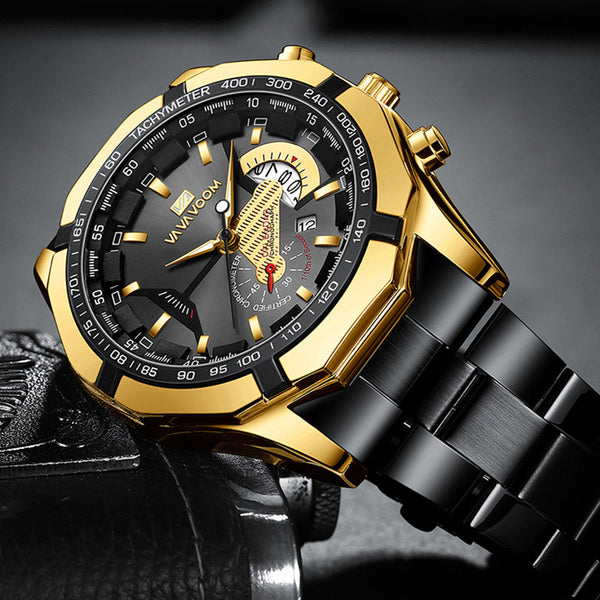 Reloj Deportivo Mecánico Multifunción con Esfera Luminosa