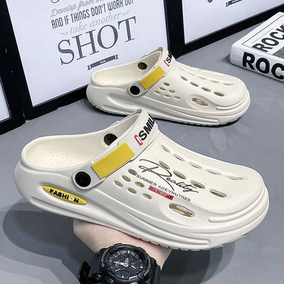 Pantuflas Cerradas Talla Grande para Hombre con Suela Gruesa y Acolchada - Image 11