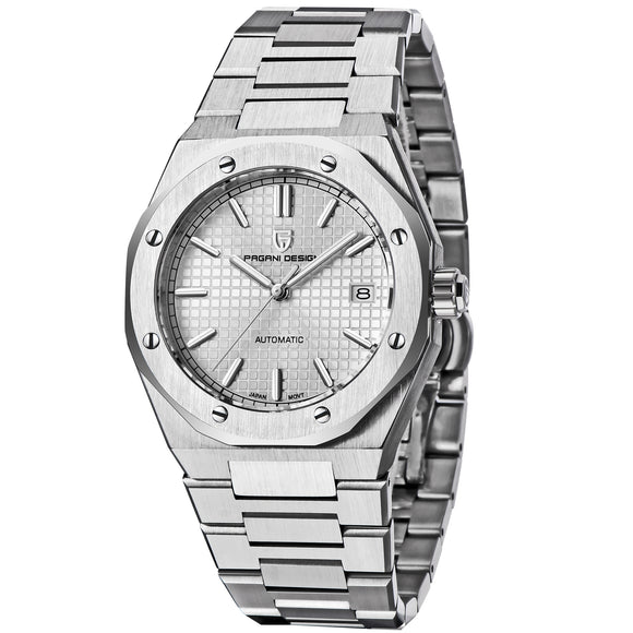 Reloj Mecánico Acero Inoxidable para Hombre Estilo Ejecutivo