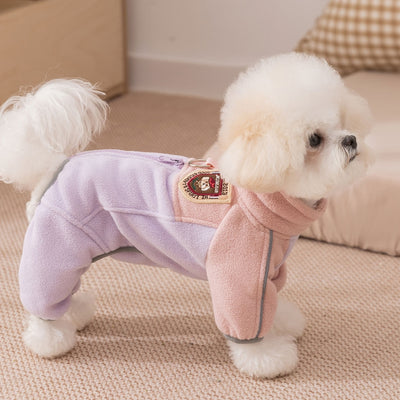 Abrigo Polar Térmico para Perros Pequeños - Diseño Bicolor - Image 29