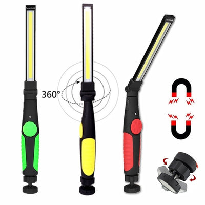 Linterna LED Magnética Recargable USB COB para Reparaciones - Lámpara Portátil Giratoria 180° - Image 2